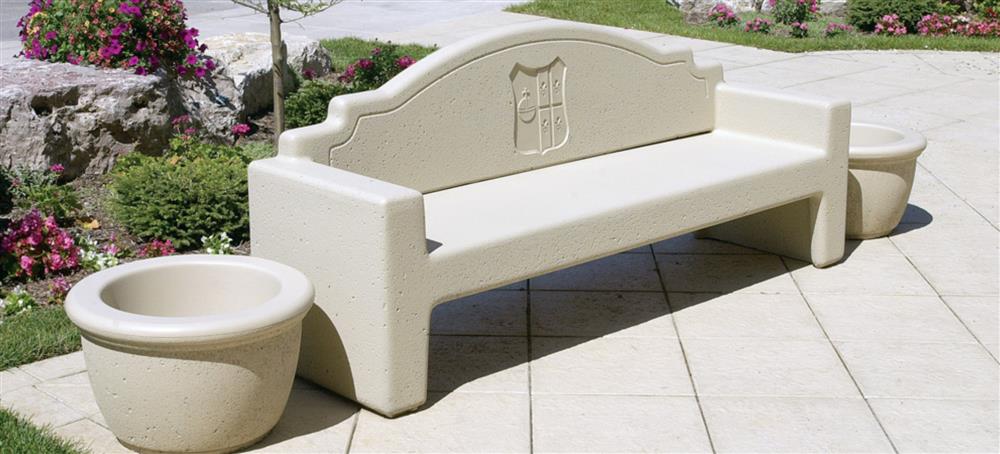 Custom Concrete City Bench